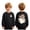 Black, variant on NIEWTR Kids Halloween Sweatshirt Girls Boys Pumpkin Shirt Crewneck Long Sleeve Graphic Top Halloween Pumpkin Ghost Graphic Top