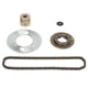 thumbnail image 1 of 25H 82 links steel chain kit 8D 11T, 55T 4-hole front sprocket, rear sprocket with freewheel and 13mm connector for motorcycles and mini-motos., 1 of 4
