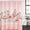 Light Pink Dark Pink, variant on Pink Flamingo Shower Curtain Set - 48" x 72" Washable Bathtub Curtain with 12 Hooks, Valentine's Day Birds Lake Animals Waterproof Fabric Stall Shower Curtains for Bathroom/Bathtub Décor