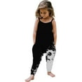 thumbnail image 2 of IROINNID Baby Summer Jumpsuits Sling Sleeveless Print for Girls Kids Harem Strap Romper Toddler Pants 1-2T, 2 of 5