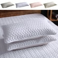 thumbnail image 7 of Breathable Polyester Pillow Protector With Oil-Resistant And Anti-Yellowing Features Featuring Full Encasement Design And Soft Fabric For Hotel And Home Use(Gray), 7 of 7