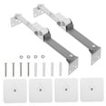 thumbnail image 6 of WORGEOUS 2pcs Universal TV Wall Mount Bracket Adjustable Anti-Tilt Device For Flat Screen TVs Safety Racks TV Stand Wall Mounts Wall Bracket For TV, 6 of 8