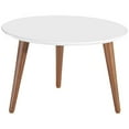 thumbnail image 1 of Manhattan Comfort Moore 24" Round Coffee Table in White Gloss, 1 of 5