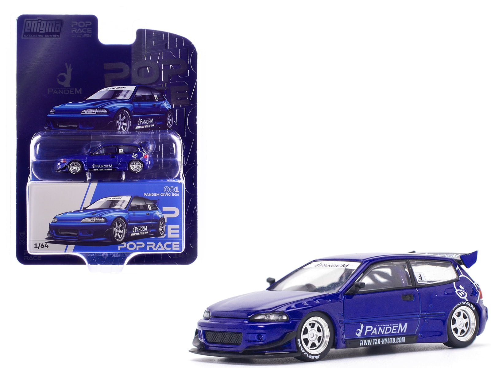 マシンXPANDEN CIVIC [EG6] ホワイト 1:64 1/64 HJ JDM Honda CIVIC EG6 SIR-II Diecast Model Car -WHITE-