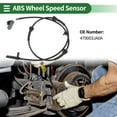 thumbnail image 2 of Unique Bargains ABS Wheel Speed Sensor ABS Sensor Anti-lock Braking System Sensor for Nissan Pathfinder 2013-2020 No.479003JA0A Rear Right, 2 of 7
