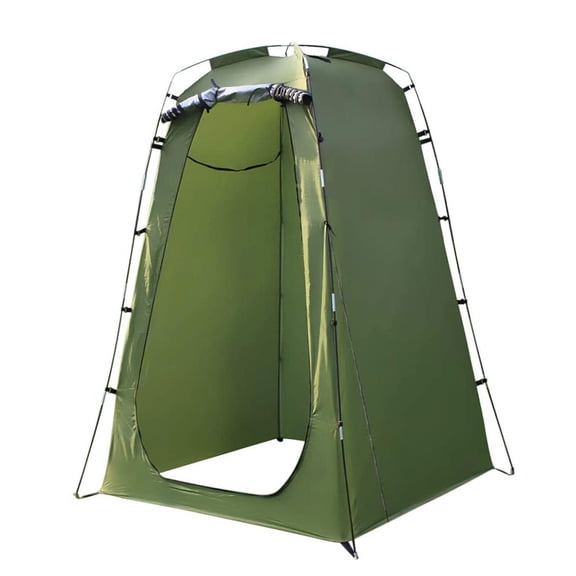 Pop Up Privacy Shower Tent Portable Outdoor Shower Tent Camp Toilet Rain Shelter(Green)