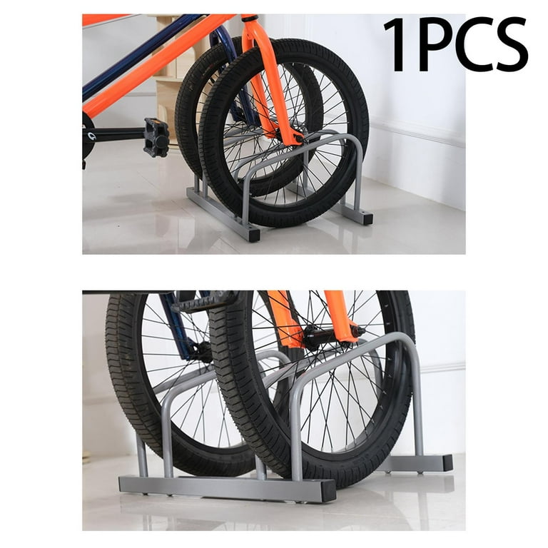 Bike Floor Rack Holder Road Mountain Bikes Space Saving Parking Stand Storage Organizer for Yards Indoor Outdoor 16 29inch Bikes 2 Joint 49x38cm