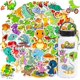 thumbnail image 1 of 100 PCS Dinosaur Stickers for Water Bottle, Cute Waterproof Dinosaur Stickers for Kids Boys Teens, Dinosaur Theme Holiday Party Stickers for Water Bot, 1 of 4