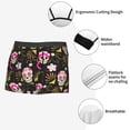 thumbnail image 3 of Honeii Skull Daisy Men's Underwear Boxer Briefs Pack, ComfortSoft Boxer Brief for Men, Moisture-Wicking Breathable-XX-Large, 3 of 5