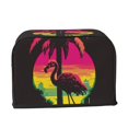 thumbnail image 2 of Picia Flamingo And Palm Trees At Sunset Print 2 Slice Toaster Cover , Toaster Protector Dustproof Kitchen Appliance Cover, Kitchen Appliance Dustproof Protector, 2 of 7
