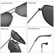 thumbnail image 5 of Gafas de sol Ziwanule Polarized Aviator para hombres/mujeres, color negro, 5 of 7