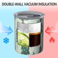 thumbnail image 2 of 12oz Coffee Tumblers Light Green Christmas Tree Pattern Stainless Steel Vacuum Insulated Travel Tumbler Coffee Cups Mug with Lid and Straw with Cleaning Brush for Cold & Hot Drinks, 2 of 5