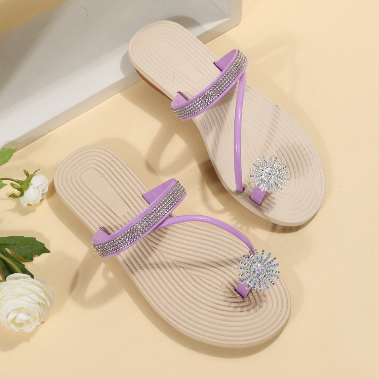 Fsqjgq Beach Sandals Women Womens Sandal Women Clip Toe Sandals 