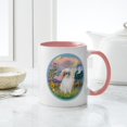 thumbnail image 4 of CafePress - Cloud Angel With Lilly Mug - 11 oz Ceramic Mug - Novelty Coffee Tea Cup, 4 of 4