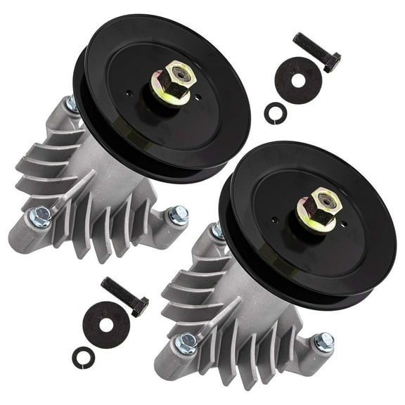 Mower Spindle with Pulley for Poulan 38 42 inch Deck 130794 532130794 582922301 2 Pack