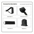 thumbnail image 2 of Gradient-Colored 11-Piece Resistance Band & Rope Kit with TPE Rubber Construction – Lightweight, Portable Full-Body Strength Training Set for Men & Women, Includes 5 Resistance Bands, 5 Standard, 2 of 6