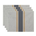 thumbnail image 2 of Simply Daisy, 18 x 14 inch, Grain Sack Placemat (set of 4), Rust, 2 of 2