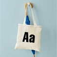 thumbnail image 4 of CafePress - A Helvetica Alphabet Tote Bag - Unisex Canvas Tote Bag, Beige, 1-Piece, 4 of 6