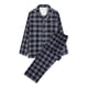 thumbnail image 1 of Pijamas de manga larga para hombre, ropa de casa informal, pantalones y cuello vuelto, 1 of 2
