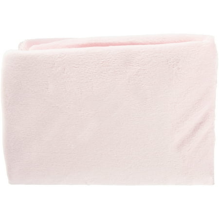 TL Care Heavenly Soft Chenille Fitted Cradle Sheet, Pink, for Girls