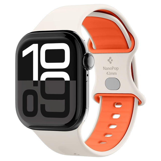Correa Spigen Nano Pop para Apple Watch de 42 mm, naranja