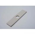 thumbnail image 4 of Homevacious - Grifo Para Fregadero De Cocina Y Baño, 10.0 In, Placa Base, Cubierta Para Agujero, Placa De Cubierta, Escudo Cuadrado, Níquel Cepillado, Acero Inoxidable 304, 4 of 5