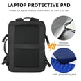 thumbnail image 2 of Travel carry on Backpack Laptop Business 17 Inch Business Slim Sturdy College School Computer Bag Gift for Men & Women.Black, 2 of 8