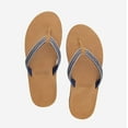 thumbnail image 6 of Hari Mari Womens Fields Puebla Leather Memory Foam Flip-Flops, 6 of 7