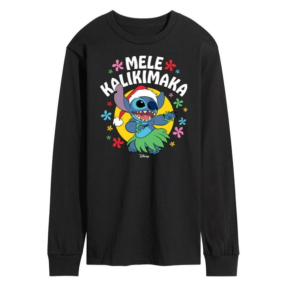 Lilo & Stitch - Mele Kalikimaka - Men's Long Sleeve T-Shirt
