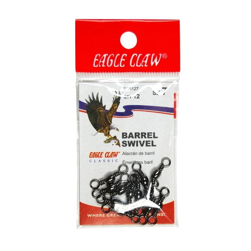 2101-10 DOLPHIN Brass Barrel Swivels Size 10 12pk
