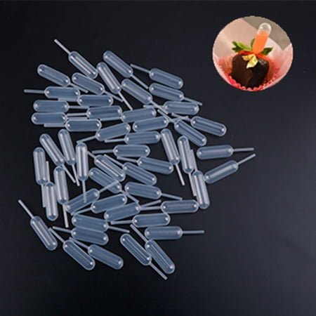 100Pcs Plastic Squeeze 4ml Transfer Dropper Disposable Pipettes For Cupc FDK1WA