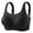 Womens Bras Black, variant on Womens Full Coverage Bras, Minimizer Bras for Women Plus Size, Push Up T Shirt Unlined Bra with Underwire & Wide Strap for Heavy Breast S-3XL