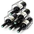 thumbnail image 4 of Black Wire Wine Rack, Modern Wine Bottle Holder Stand, Freestanding Wine Rack, No Assembly Required, Suitable for Kitchen Counter, 4 of 4