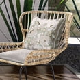 thumbnail image 2 of Honeybee on Flower Indoor/Outdoor Pillow with Removable Cover in Beige Yellow Green Brown26x26, 2 of 4