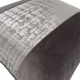 thumbnail image 5 of MICHAEL AMINI Hodges 21x21" Velvet Accent Pillow in Metallic Silver in Set of 2, 5 of 5