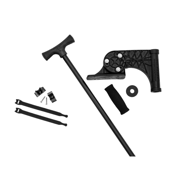 Stick It Anchor Pin for shallow water- Brake Mount System and 8' Black Pin