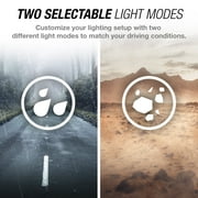 TYPE S - Elevate 2-Light Output Wiring Harness - Wireless Remote or Wired Control Options, Dual Mode Control, Strobe Mode, Universal, 12V