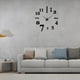 thumbnail image 5 of Reloj de pared moderno, reloj digital, adhesivo decorativo, sin marco, acrílico, silencioso, bricolaje negro grande, 5 of 9