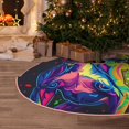 thumbnail image 5 of Haiem Neon Pop Art Pitbull Pattern Christmas Tree Skirt Merry Christmas Party Christmas Tree Decoration,New Year Decorations-30", 5 of 6