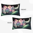 thumbnail image 4 of Fotbe Snake Holding A Lotus Pillow Cases - Envelope Closure - Luxury, Extra Soft, Cooling Pillow Covers - Wrinkle, Fade, Stain Resistant-16"x24", 4 of 8