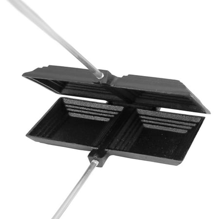 Coghlan s Cast Iron Double Camp Cooker - Black