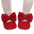 thumbnail image 4 of XDZJLR Baby Shoes Girls Heart Embroider Bowknot First Toddler Sandals Princess Sneaker, 4 of 5