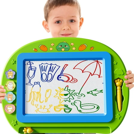 Drawing Board Green, Toddler Fine Motor Skills Toys with Doodle Pen for Boys Girls, Learning Educational Toys Etch Sketch Gift For Kids,  Christmas Birthday Gift