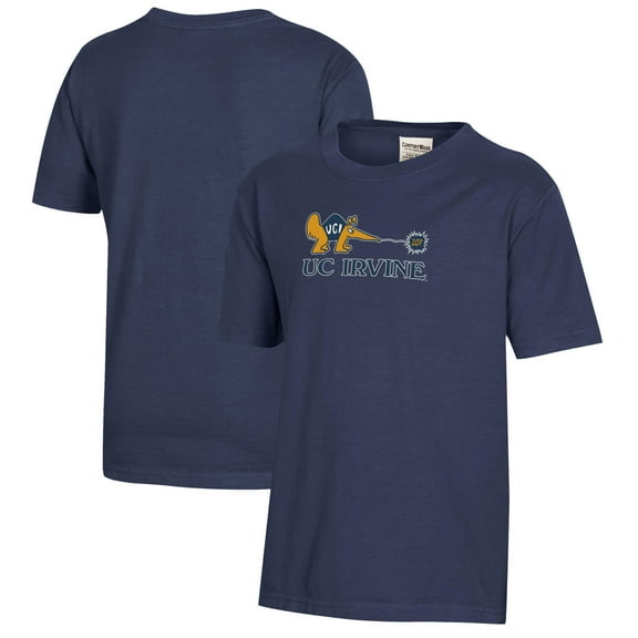 Youth  Heather Navy UC Irvine Anteaters Logo Comfort Wash T-Shirt