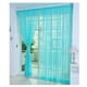 thumbnail image 5 of 2 piezas de ventana de tul transparente Pantalla de ventana transparente Cortinas de gasa de bolsillo para dormitorio Sala de estar 100x200 cm (Azul pavo real), 5 of 5