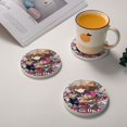thumbnail image 2 of Posavasos de tierra de diatomeas absorbente YuGiOh, el aislamiento antideslizante de tierra de diatomeas sin olor protege la superficie de la mesa contra daños Talla única, 2 of 7