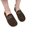 thumbnail image 4 of Sngxgn Women's Ballet Flats Ballerina Shoes Comfort Slip on Flat Shoes(Brown,39), 4 of 8