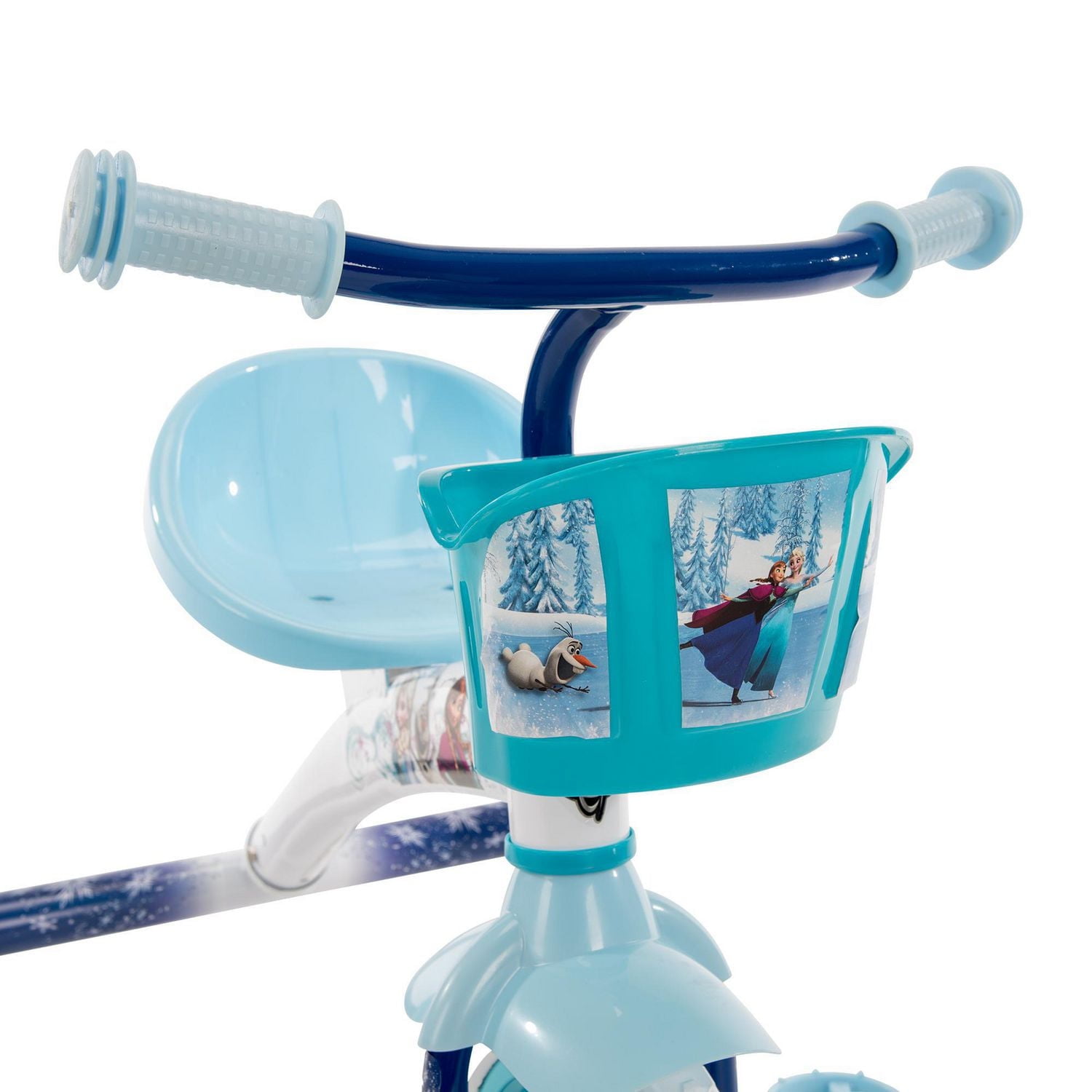 Disney Frozen Girls' Steel Tricycle, by Huffy, Handlebar bin to carry toys