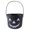 A004- Navy, variant on Pink Halloween Jack O Lantern Candy Bucket, 7 Inch Trick Or Treat Pail with Handle for Student Halloween Party Favors Lightweight Plastic Candy Holder for Holiday Outdoor