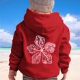 thumbnail image 4 of DGHM Hoodies pour Enfants Garçons Hoodie Court à Fermeture Éclair Mode Décontractée Imprimé Manches Longues Polyester, 4 of 4